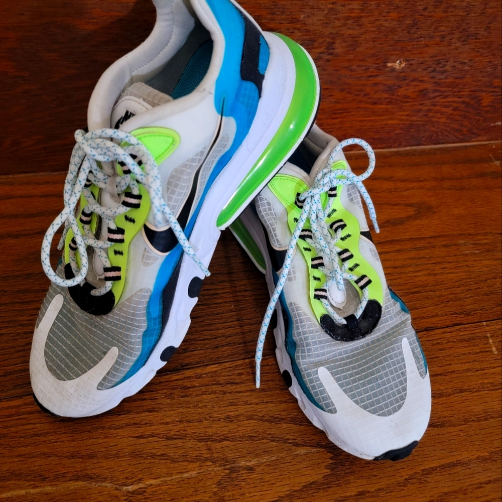 Nike Air Max 270 React SE Men's Size 10: Aqua Black Green CT1265-300
